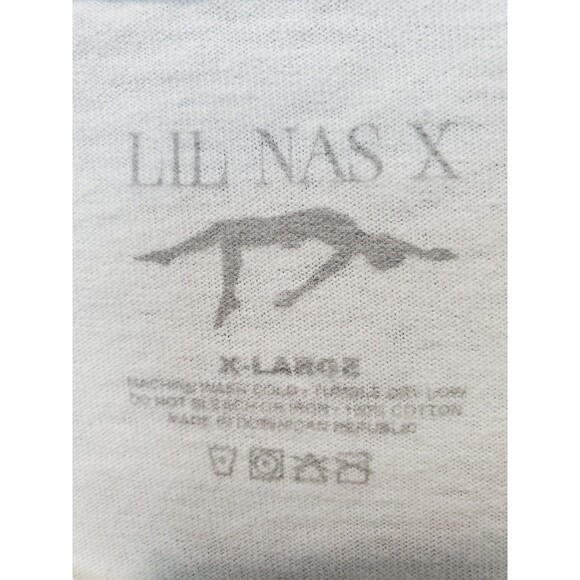 Lil Nas X Montero Album White Graphic T-Shirt Size XL - Picture 4 of 6